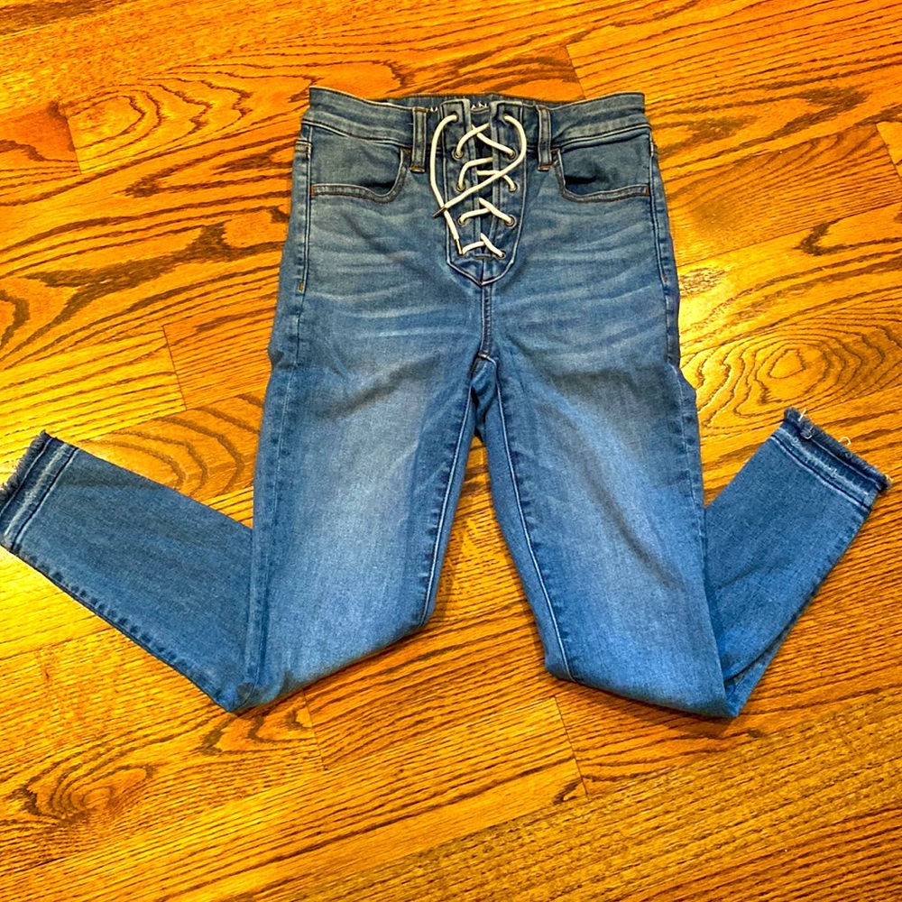 American Eagle 🦅 Super High Rise Jegging Crop